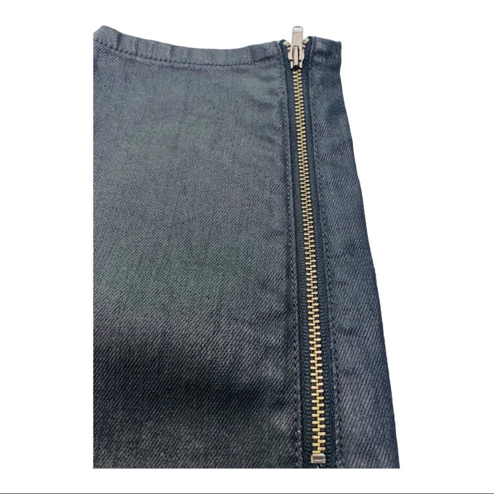 Anthropologie Lou & Grey Jeans Modern Skinny Ankle Zipper Black Womens Size 27 - Picture 7 of 13